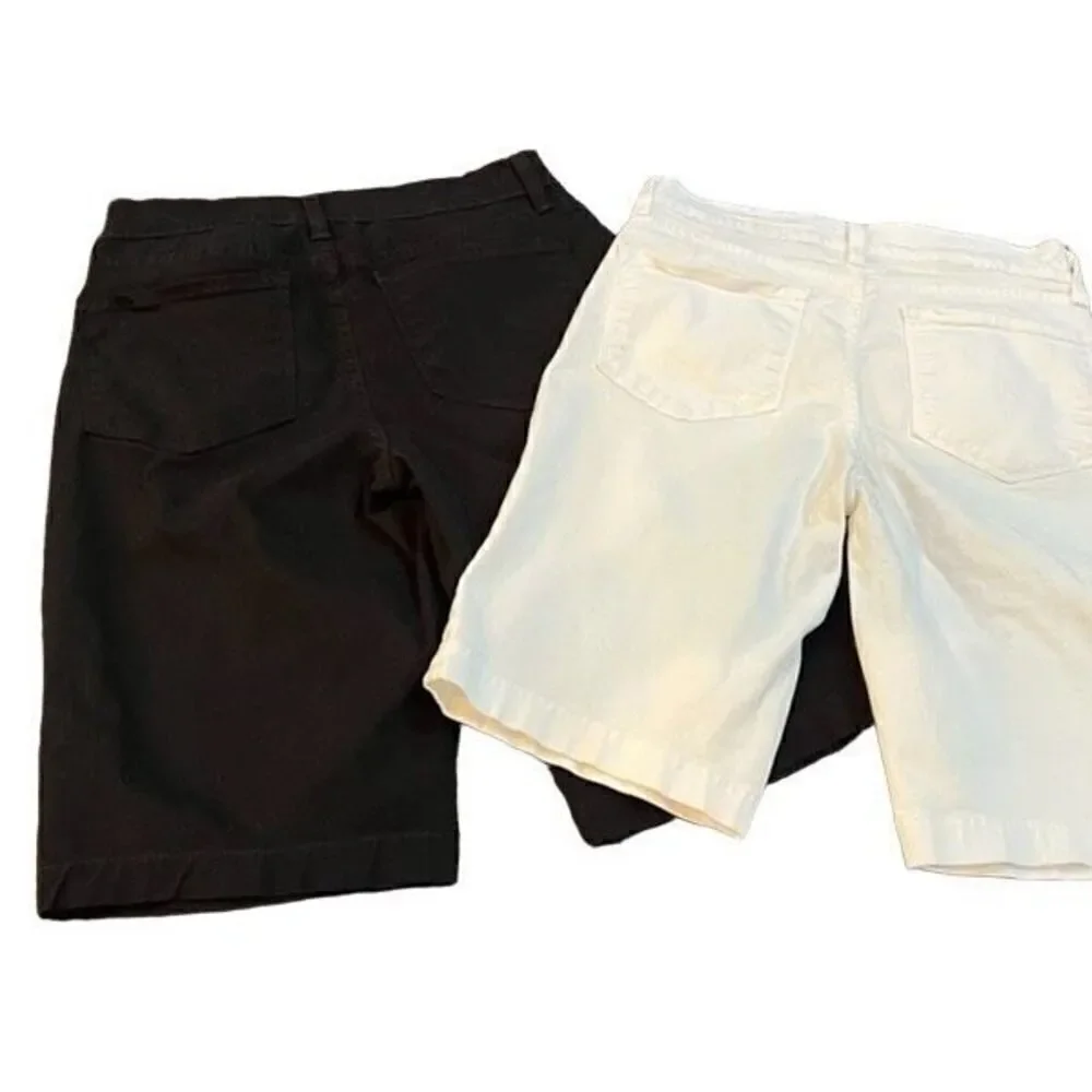 Not Your Daughters Jeans 4 Pair NYDJ Bermuda  Walking Shorts Size 0 Petite